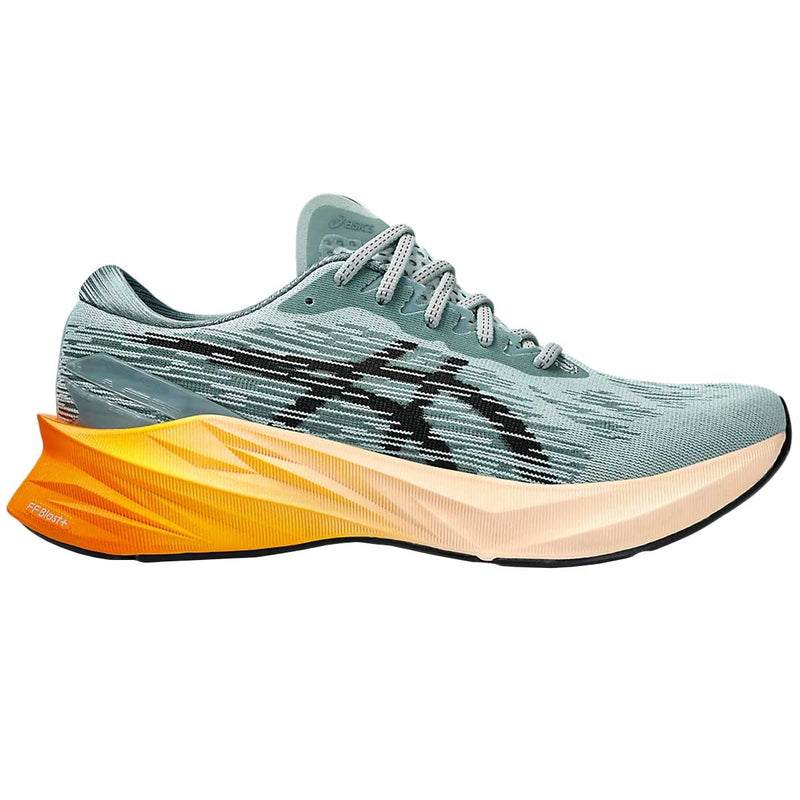 Tenis Asics NOVABLAST 3 Gris Naranja Hombre