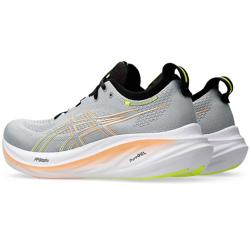 Tenis Asics GEL NIMBUS 26 Gris Naranja Hombre