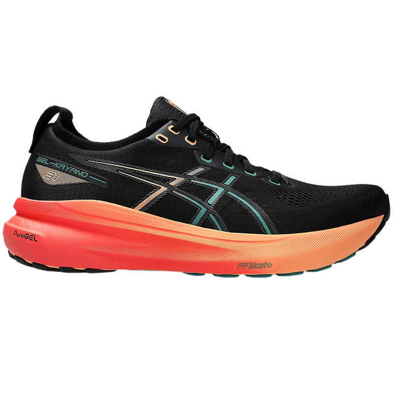 Tenis Asics GEL KAYANO 31 Negro Naranja Hombre