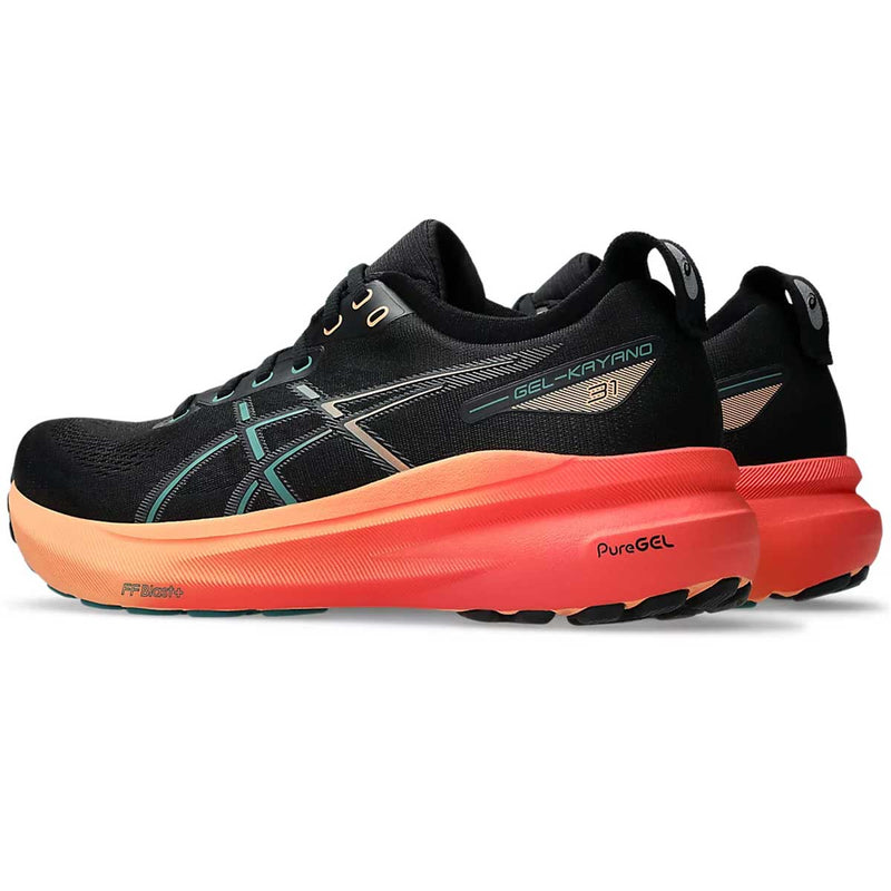 Tenis Asics GEL KAYANO 31 Negro Naranja Hombre