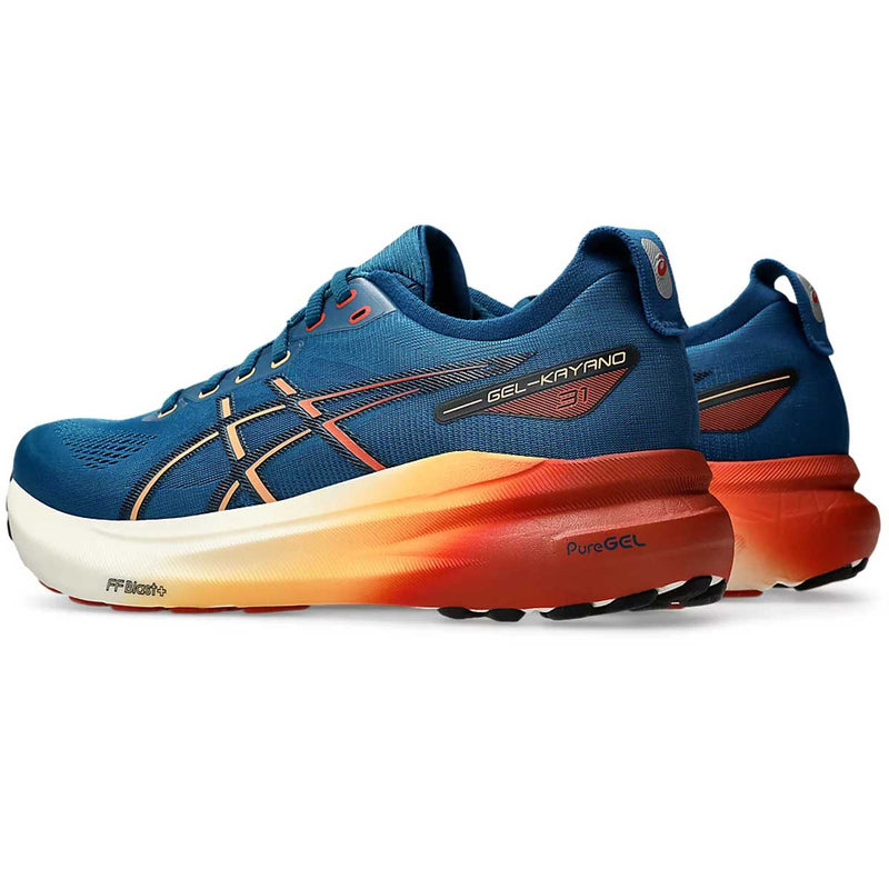 Tenis Asics GEL KAYANO 31 Navy Naranja Hombre