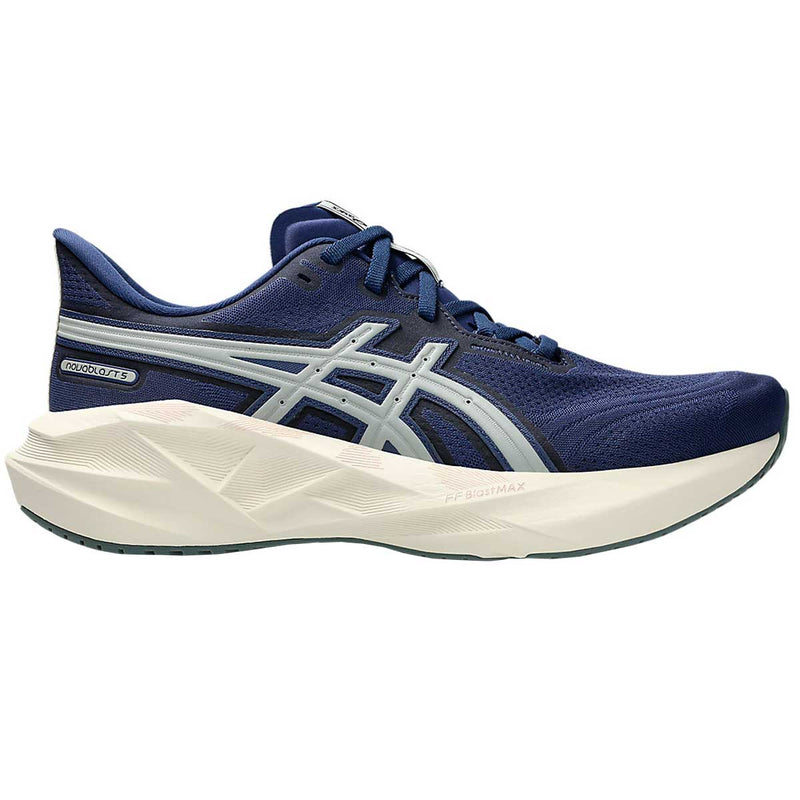 Tenis Asics Running NOVABLAST 5 Azul Beige Hombre