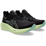 Tenis Asics GEL NIMBUS 26 Negro Verde Mujer