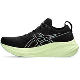 Tenis Asics GEL NIMBUS 26 Negro Verde Mujer