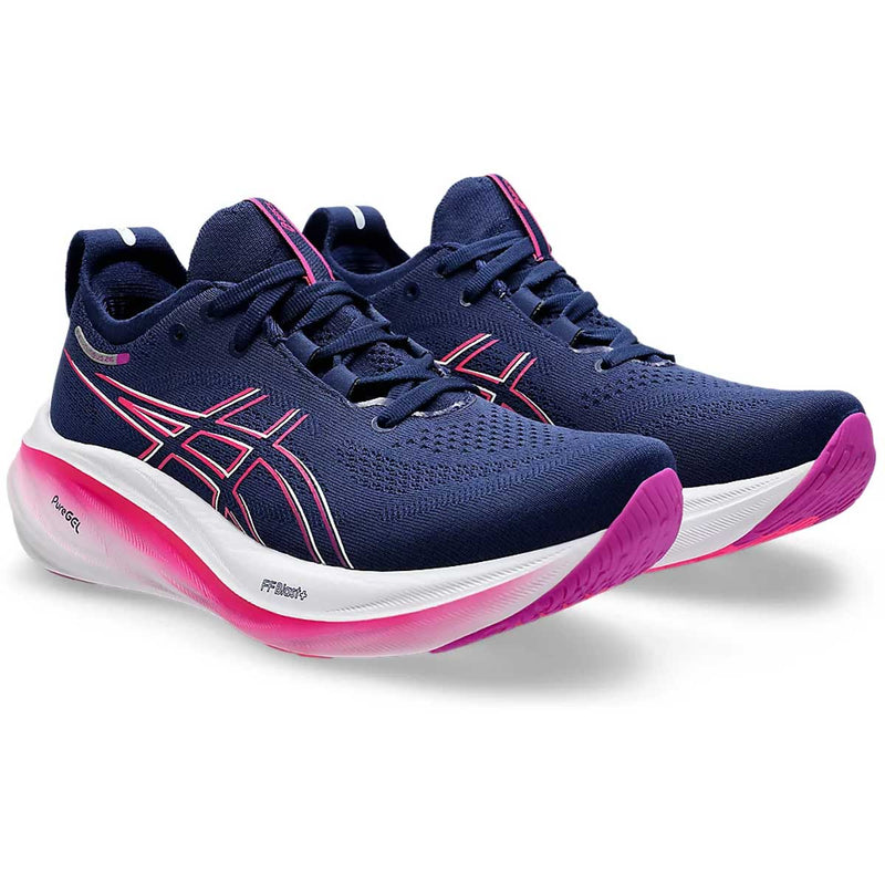 Tenis Asics GEL NIMBUS 26 Navy Magenta Mujer