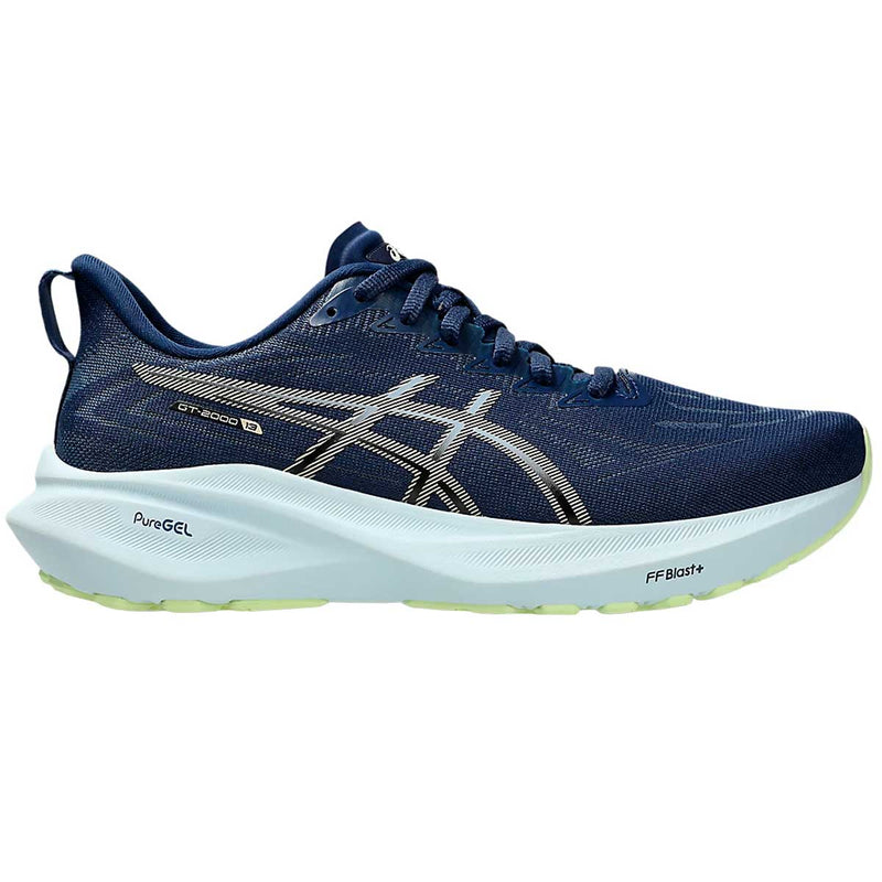 Tenis Asics GT 2000 13 Azul Gris Mujer