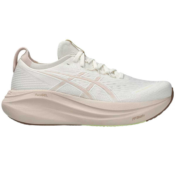 Tenis Asics Running GEL NIMBUS 27 Beige Marrón Mujer