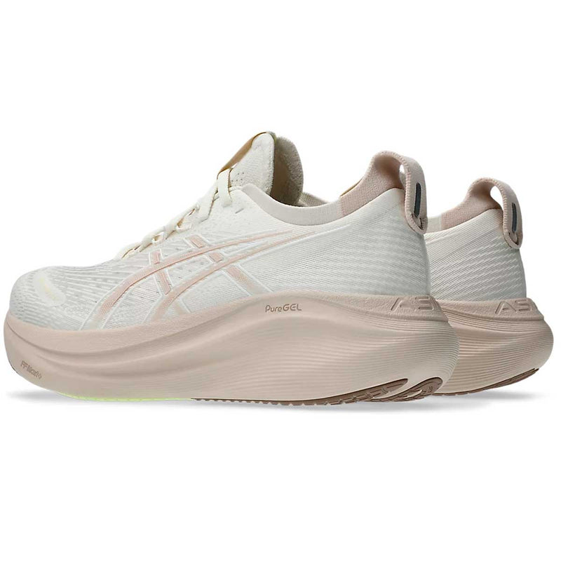 Tenis Asics Running GEL NIMBUS 27 Beige Marrón Mujer