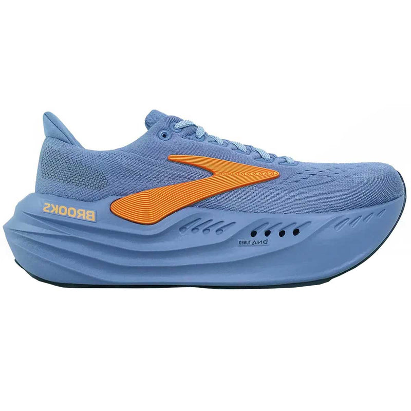 Tenis Brooks GLYCERIN MAX Azul Naranja Hombre