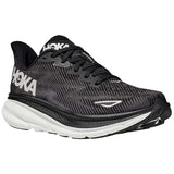 Tenis Hoka CLIFTON 9 Running Negro Blanco Hombre