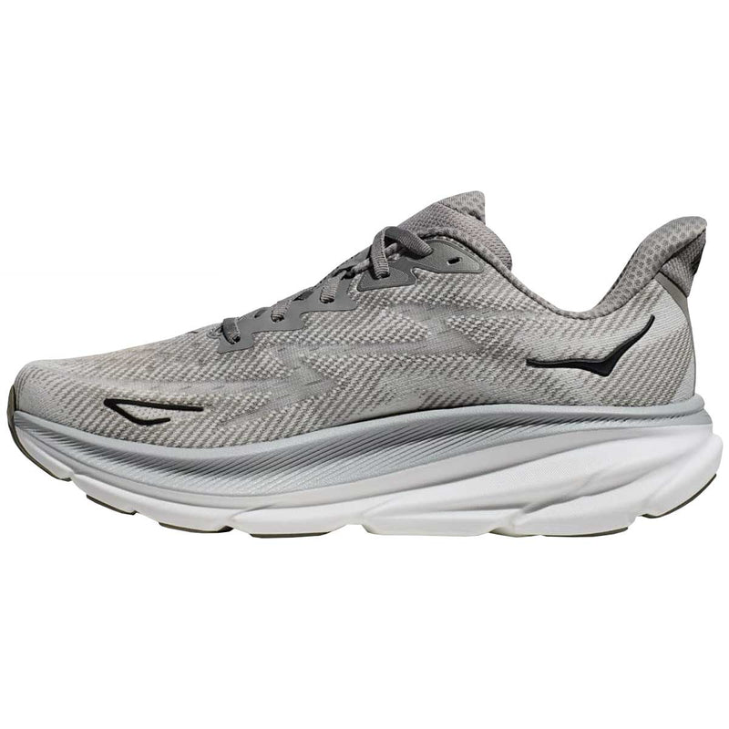 Tenis Hoka CLIFTON 9 Running Gris Negro Hombre