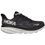 Tenis Hoka CLIFTON 9 Running Negro Blanco Mujer