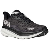 Tenis Hoka CLIFTON 9 Running Negro Blanco Mujer