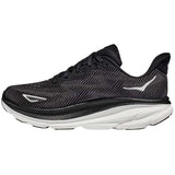 Tenis Hoka CLIFTON 9 Running Negro Blanco Mujer