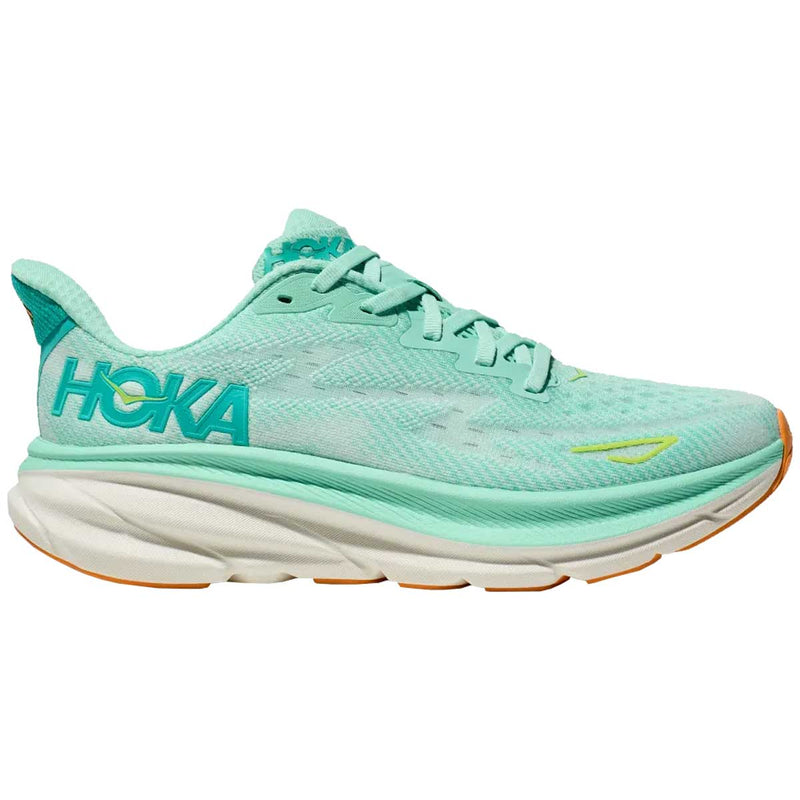 Tenis Hoka CLIFTON 9 Azul Aqua Mujer