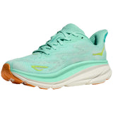 Tenis Hoka CLIFTON 9 Azul Aqua Mujer