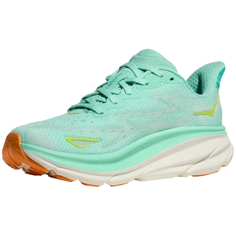 Tenis Hoka CLIFTON 9 Azul Aqua Mujer