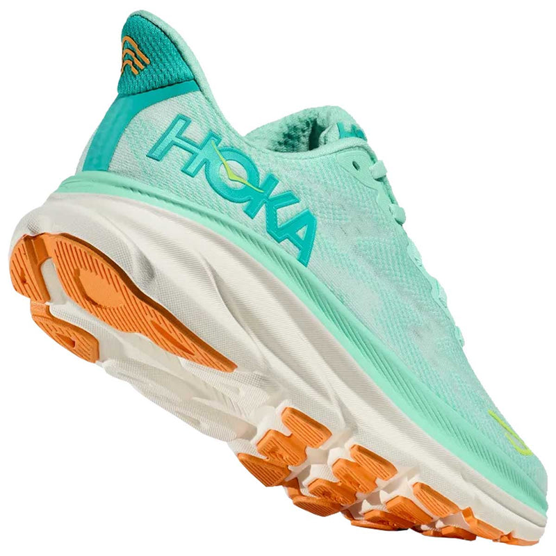 Tenis Hoka CLIFTON 9 Azul Aqua Mujer