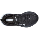 Tenis Hoka Running BONDI 8 Negro Blanco Mujer