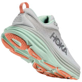 Tenis Hoka BONDI 8 Gris Verde Mujer