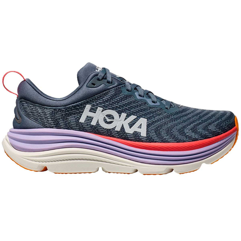 Tenis Hoka Running GAVIOTA 5 Navy Lila Mujer