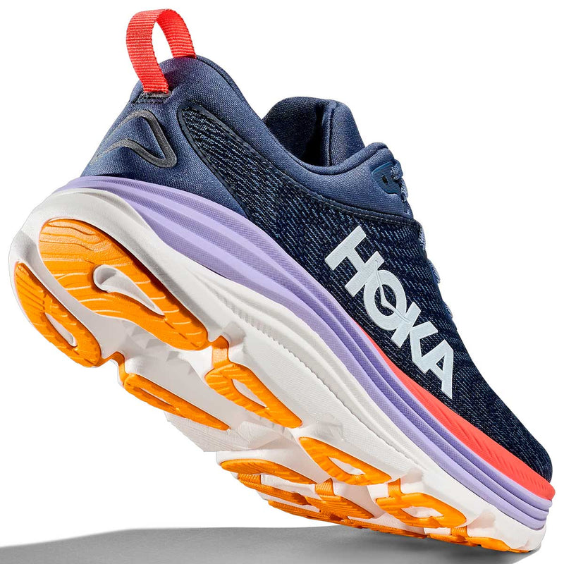 Tenis Hoka Running GAVIOTA 5 Navy Lila Mujer