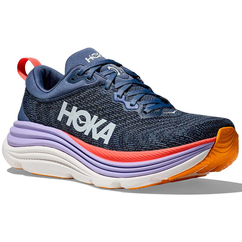 Tenis Hoka Running GAVIOTA 5 Navy Lila Mujer