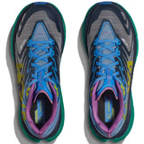 Tenis Hoka TECTON X 2 Trail Negro Azul Mujer