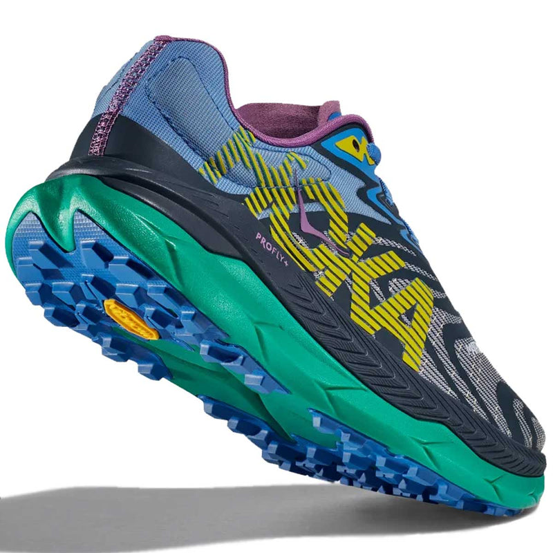 Tenis Hoka TECTON X 2 Trail Negro Azul Mujer