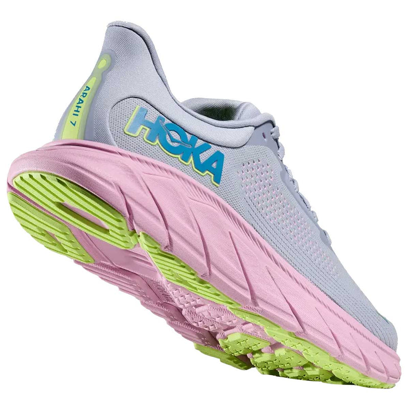 Tenis Hoka ARAHI 7 Gris Rosa Mujer