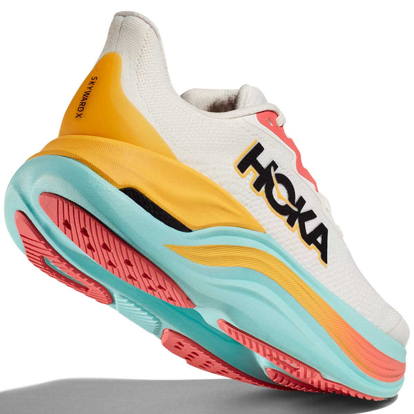 Tenis Hoka SKYWARD X Blanco Amarillo Mujer