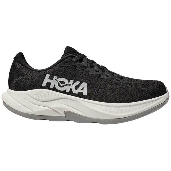 Tenis Hoka Running RINCON 4 Negro Blanco Mujer