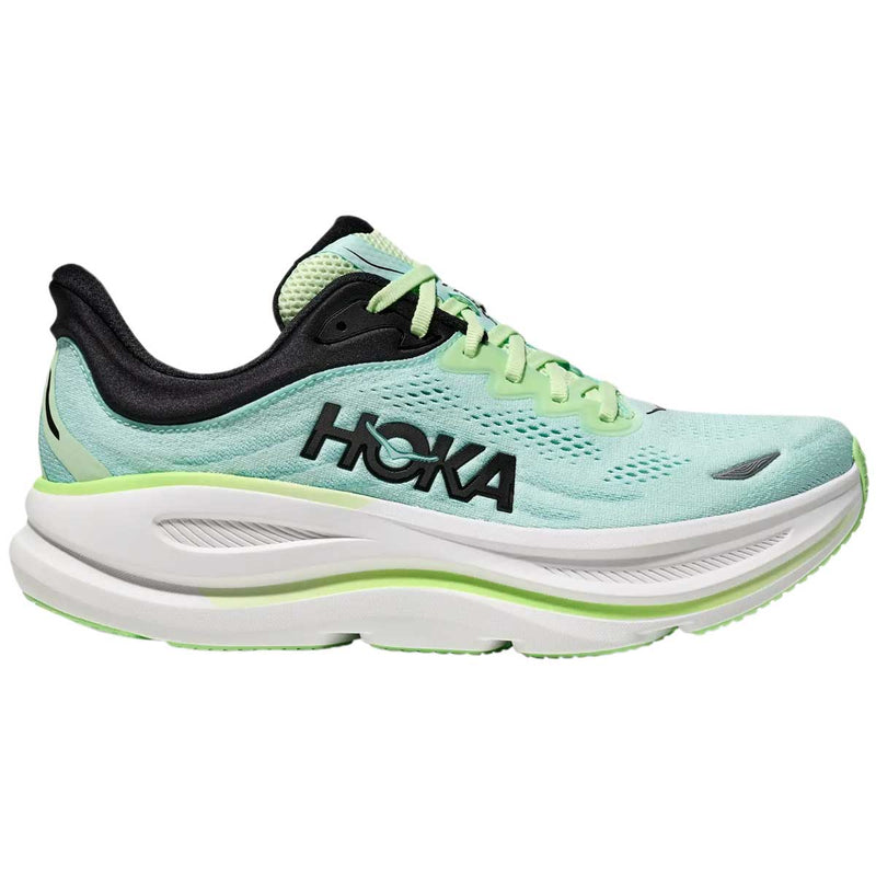 Tenis Hoka BONDI 9 Running Aqua Blanco Hombre