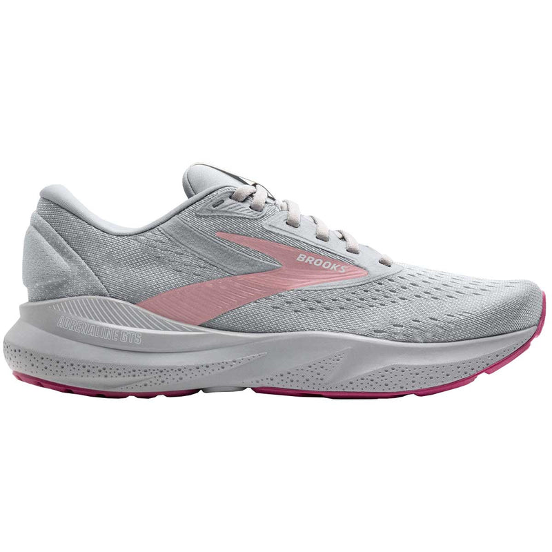 Tenis Brooks ADRENALINE GTS 24 Gris Rosa Mujer