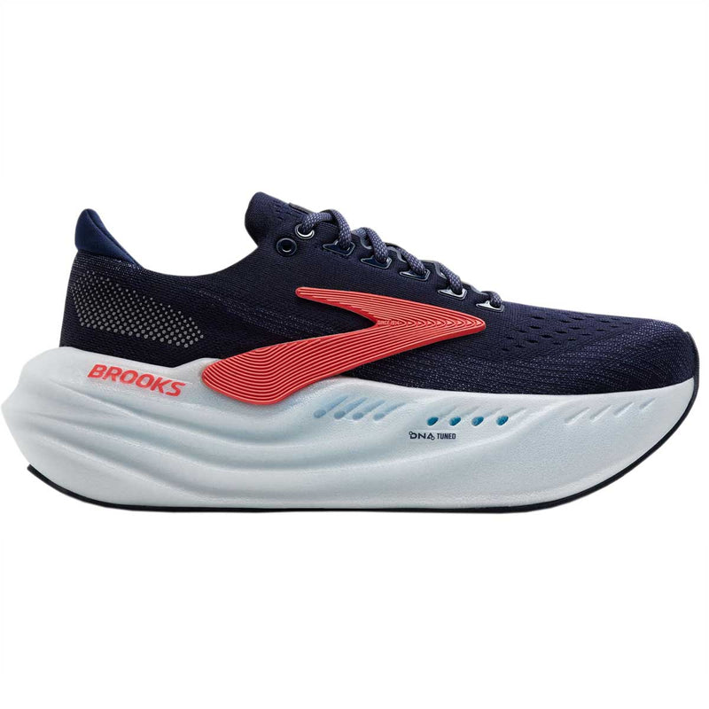 Tenis Brooks GLYCERIN MAX Navy Blanco Mujer