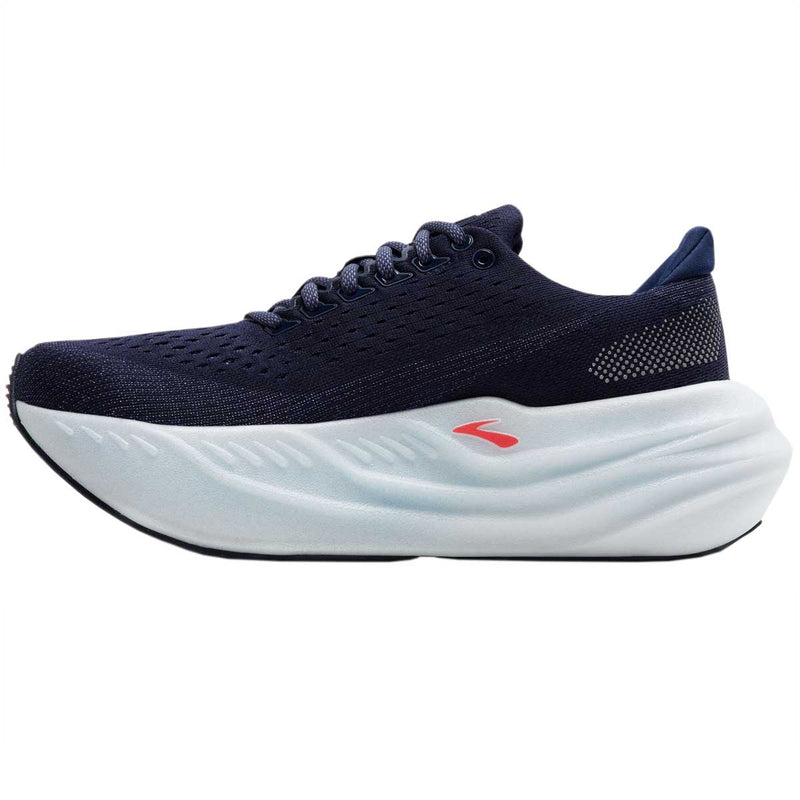 Tenis Brooks GLYCERIN MAX Navy Blanco Mujer