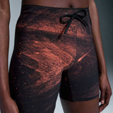 Lycra Deportiva On Race Tights Half Flame Mujer