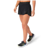 Short Deportivo Asics METARUN SPLIT Negro Mujer