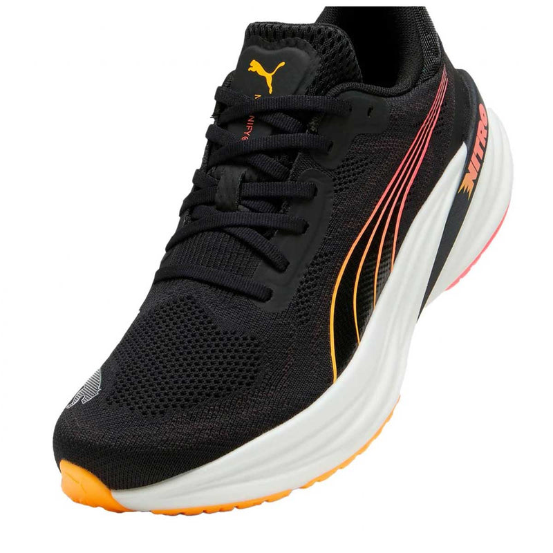 Tenis Puma Running MAGNIFY NITRO 2 Negro Blanco Hombre