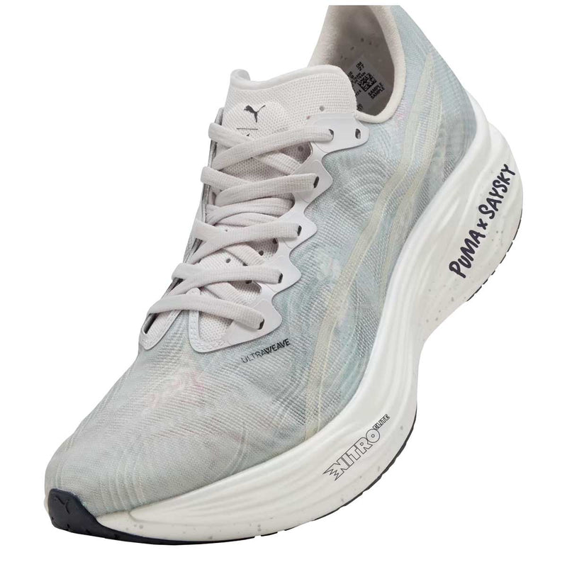 Tenis Running DEVIATE NITRO ELITE 3 Puma X Saysky Gris Mujer