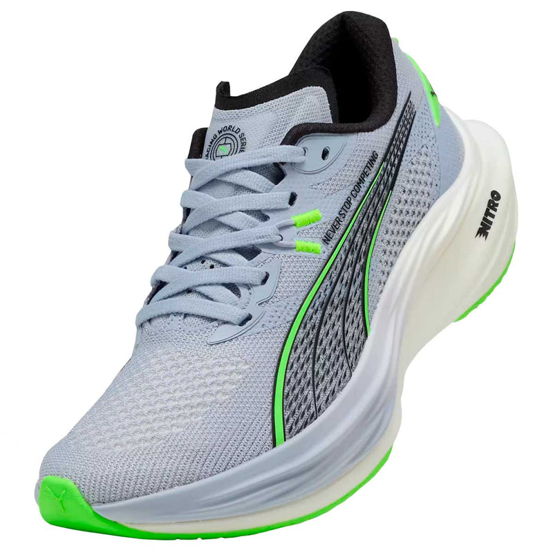 Tenis Puma DEVIATE NITRO 3 HYROX Azul Mujer