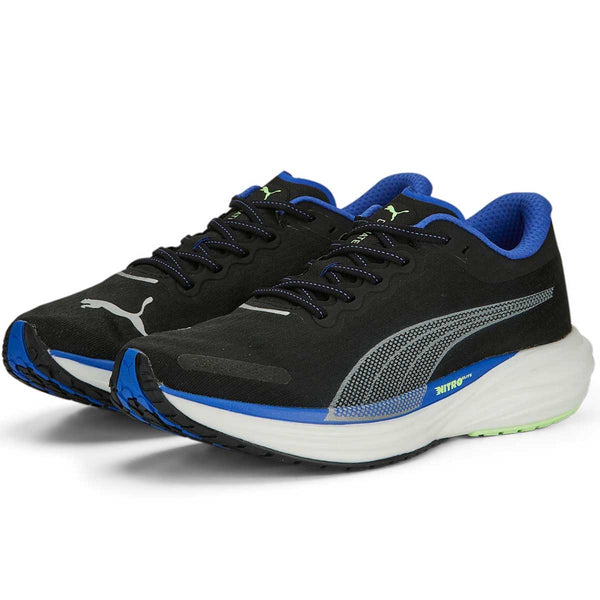 Tenis Puma DEVIATE NITRO 2 Negro Azul Hombre