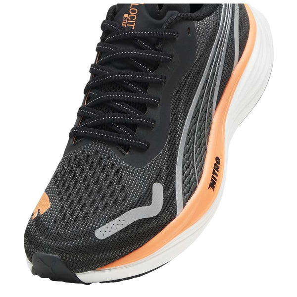 Tenis Puma VELOCITY NITRO 3 Negro Naranja Caballero