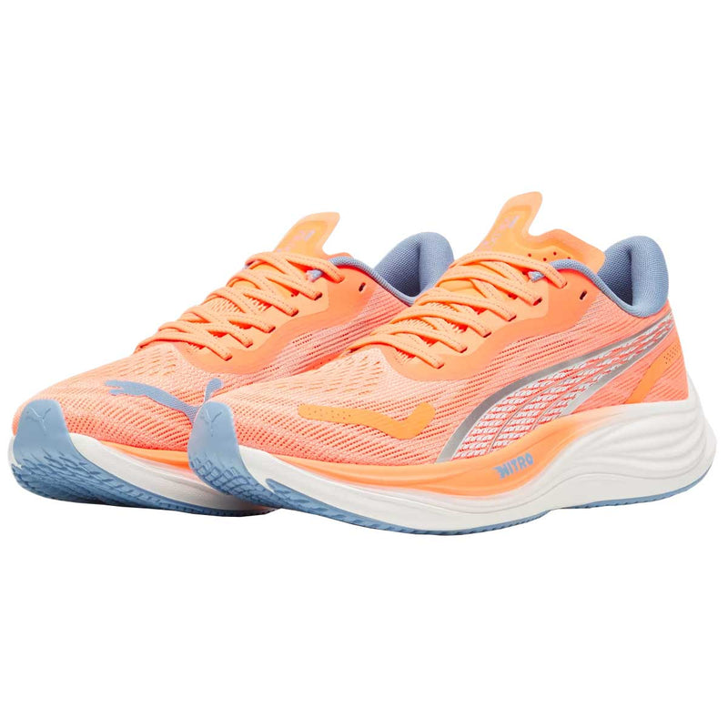 Tenis Puma VELOCITY NITRO 3 Naranja Blanco Caballero