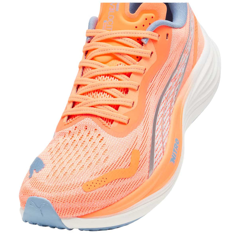 Tenis Puma VELOCITY NITRO 3 Naranja Blanco Caballero