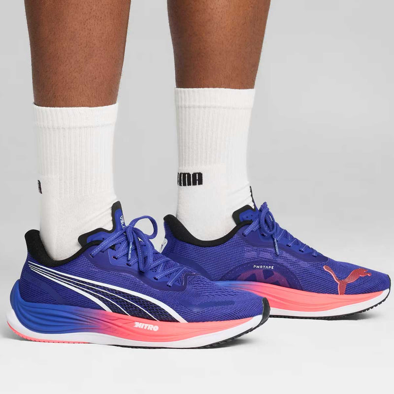 Tenis Puma VELOCITY NITRO 3 Azul Rojo Hombre