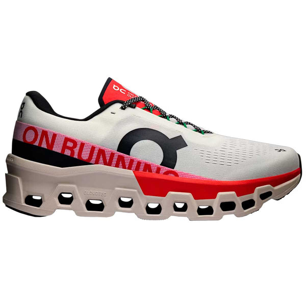 Tenis ON CLOUDMONSTER 2 Blanco Rojo Hombre