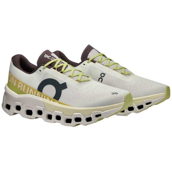 Tenis On CLOUDMONSTER 2 Blanco Verde Unisex