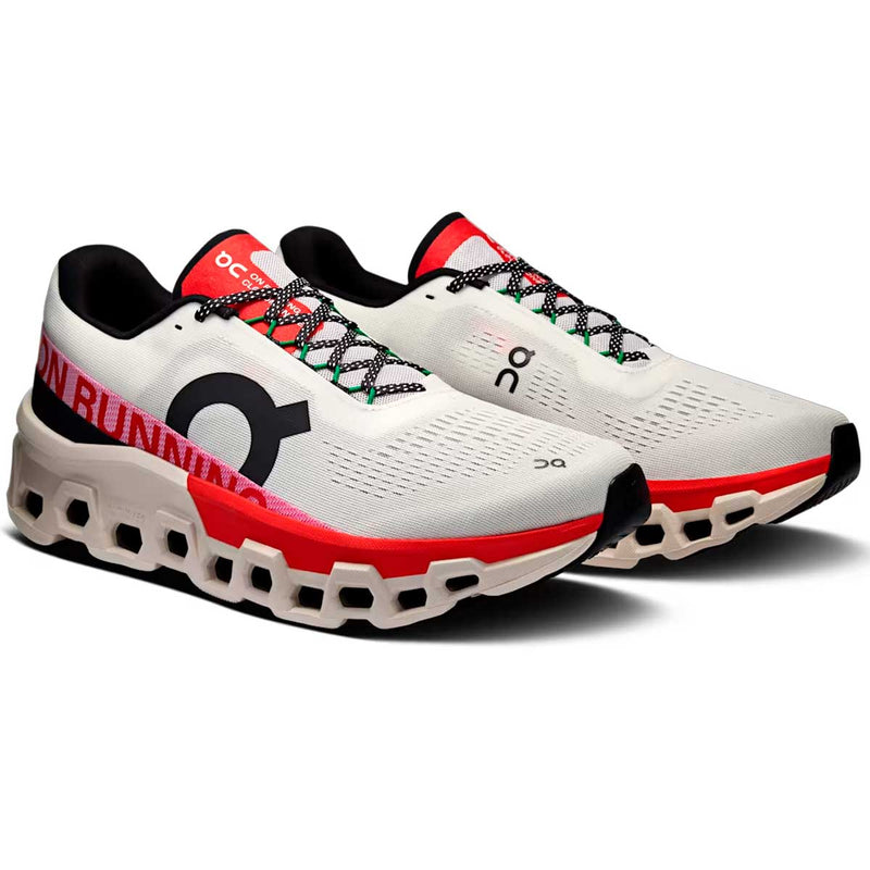 Tenis ON CLOUDMONSTER 2 Blanco Rojo Unisex