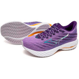 Tenis Running Mizuno WAVE RIDER 28 Morado Blanco Mujer